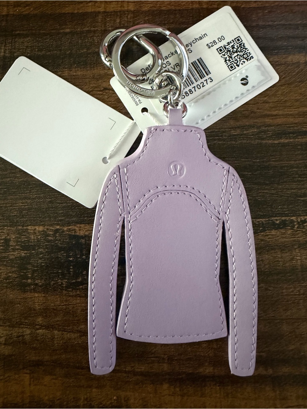 lululemon athletica Lavender Jacket Keychain Accessory